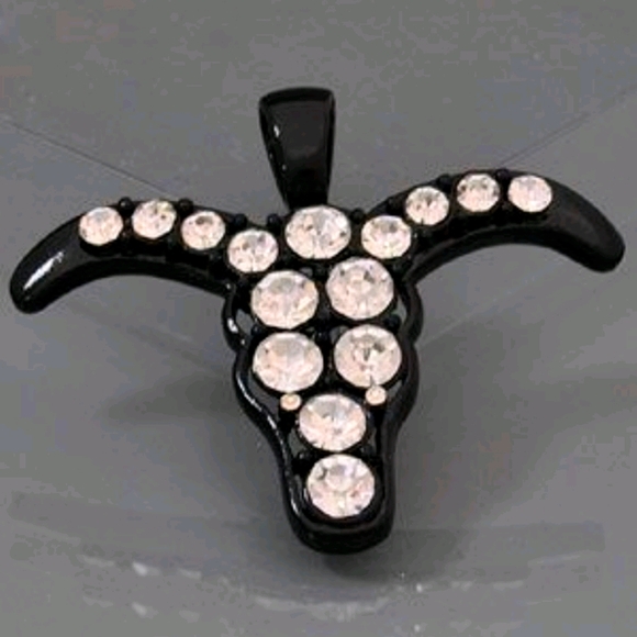 Longhorn Steer Slide Pendant - Picture 1 of 1